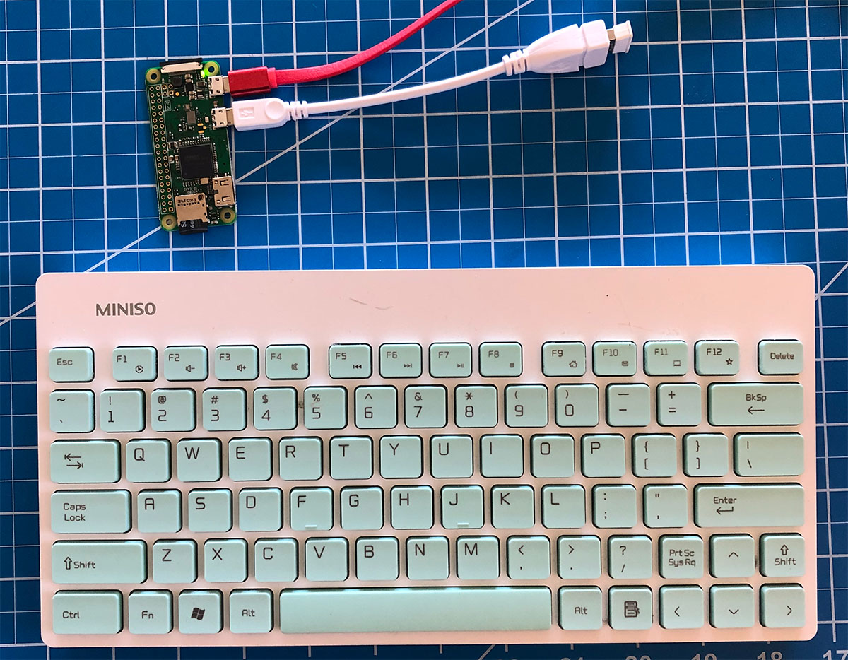 rf keyboard with raspberry pi zero w